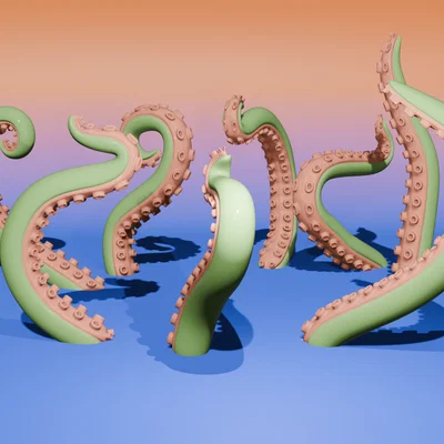 Mô hình xúc tu bạch tuộc (Octopus Tentacles) trang trí độc đáo