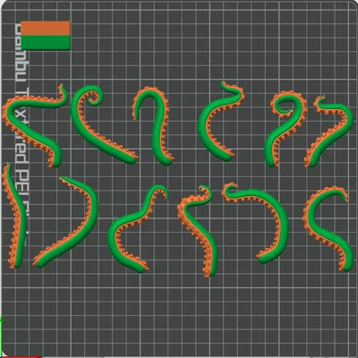 Mô hình xúc tu bạch tuộc (Octopus Tentacles) trang trí độc đáo