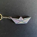 Móc khóa thuyền giấy 3D (Paper Boat Keychain 2.0) siêu bền đẹp - Thumbnail 1
