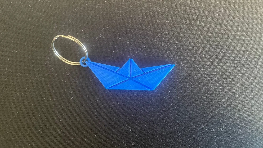 Móc khóa thuyền giấy 3D (Paper Boat Keychain 2.0) siêu bền đẹp - Image 2