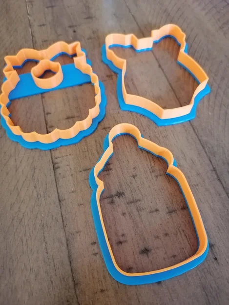 Bộ khuôn cắt bánh quy hình em bé (Cookie Cutter) - Dễ in, dễ dùng - Image 1