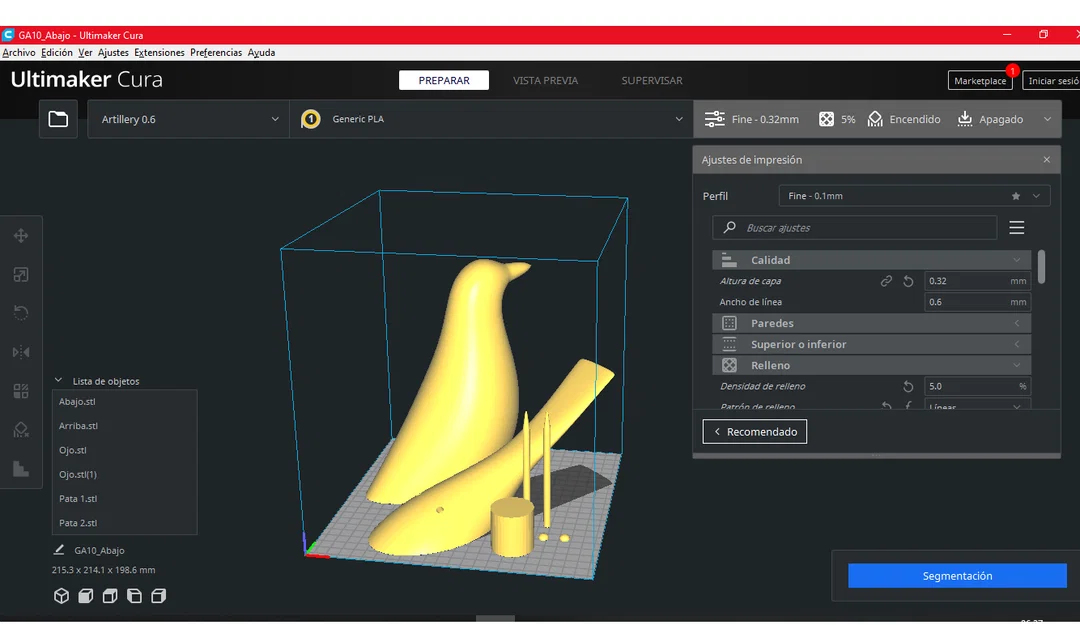 Mô hình 3D chim trang trí Eames Bird (Vitra Style) cực đẹp - Image 1