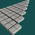 Bộ cờ Domino 3D thiết kế chuẩn đẹp cho gia đình - Thumbnail 1