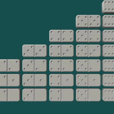 Bộ cờ Domino 3D thiết kế chuẩn đẹp cho gia đình