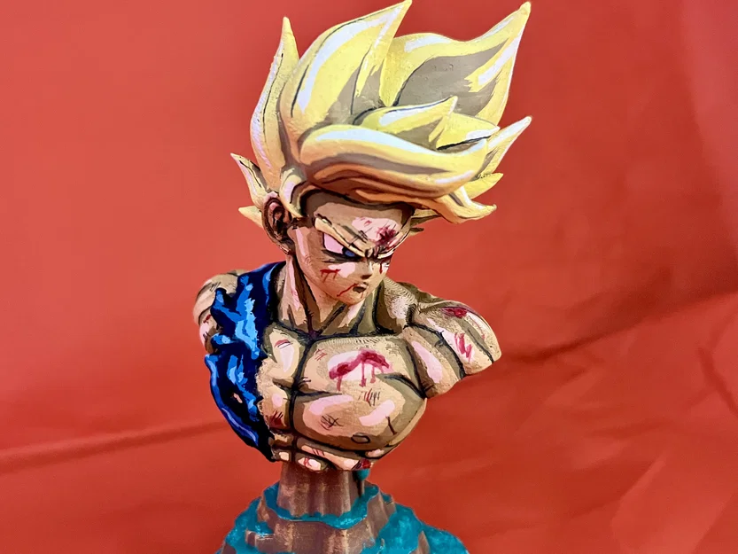 Super Saiyan Son Goku - Dragon Ball Z - Tượng Bust - Image 1