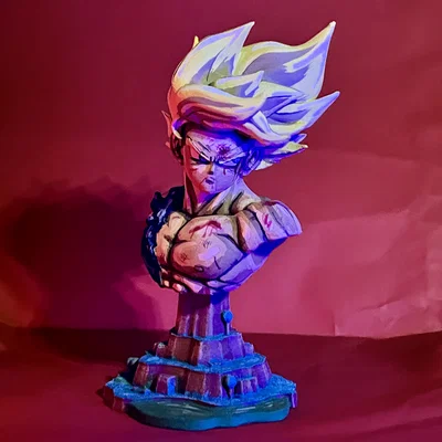 Super Saiyan Son Goku - Dragon Ball Z - Tượng Bust