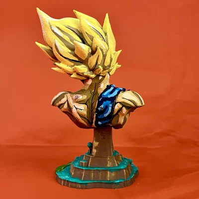 Super Saiyan Son Goku - Dragon Ball Z - Tượng Bust