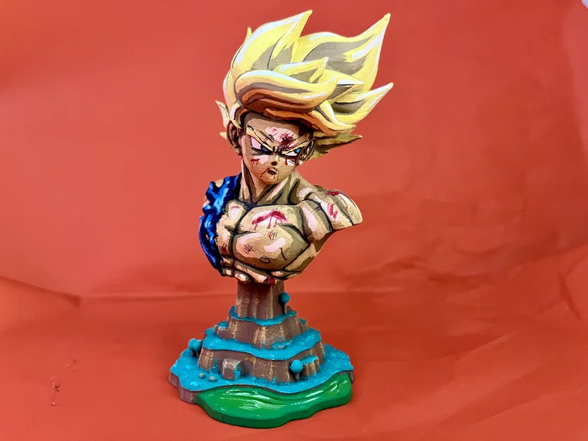 Super Saiyan Son Goku - Dragon Ball Z - Tượng Bust - Image 7