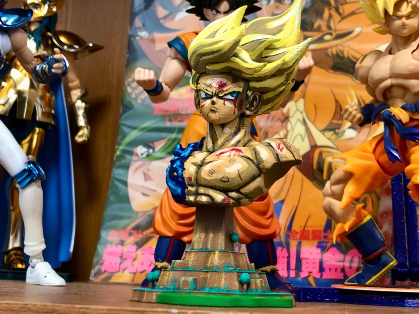 Super Saiyan Son Goku - Dragon Ball Z - Tượng Bust - Image 8