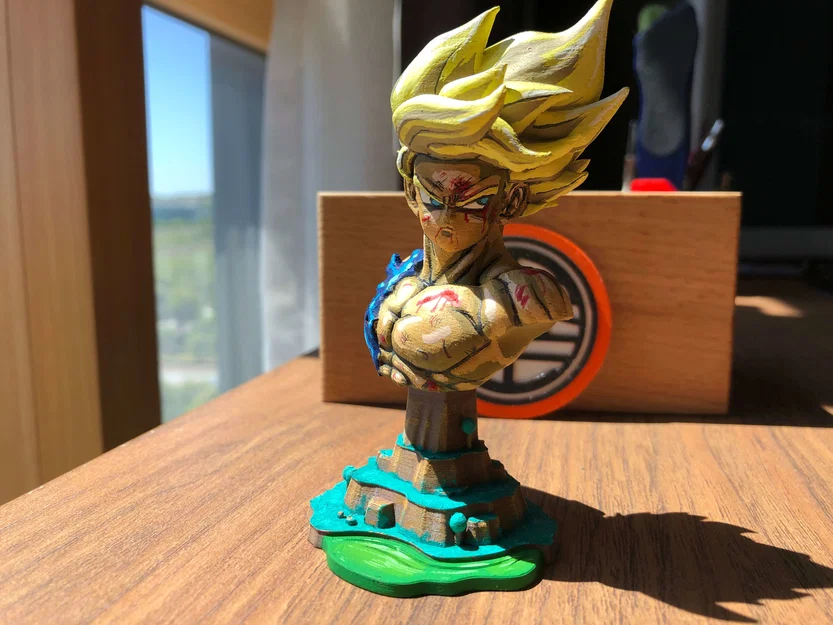 Super Saiyan Son Goku - Dragon Ball Z - Tượng Bust - Image 10