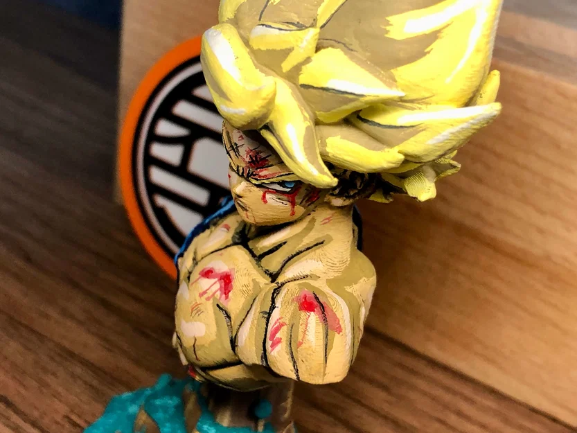 Super Saiyan Son Goku - Dragon Ball Z - Tượng Bust - Image 12