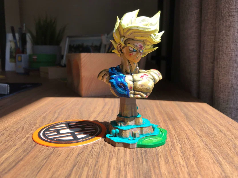 Super Saiyan Son Goku - Dragon Ball Z - Tượng Bust - Image 14