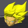 Super Saiyan Son Goku - Dragon Ball Z - Tượng Bust - Thumbnail 15
