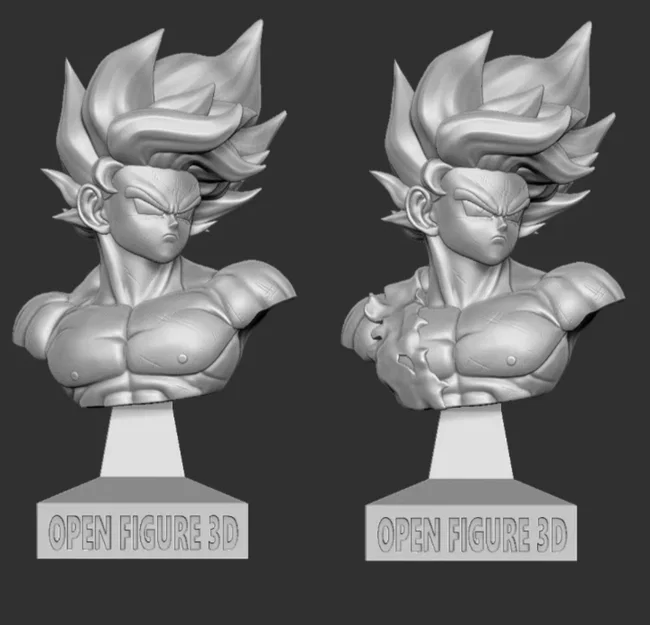 Super Saiyan Son Goku - Dragon Ball Z - Tượng Bust - Image 17