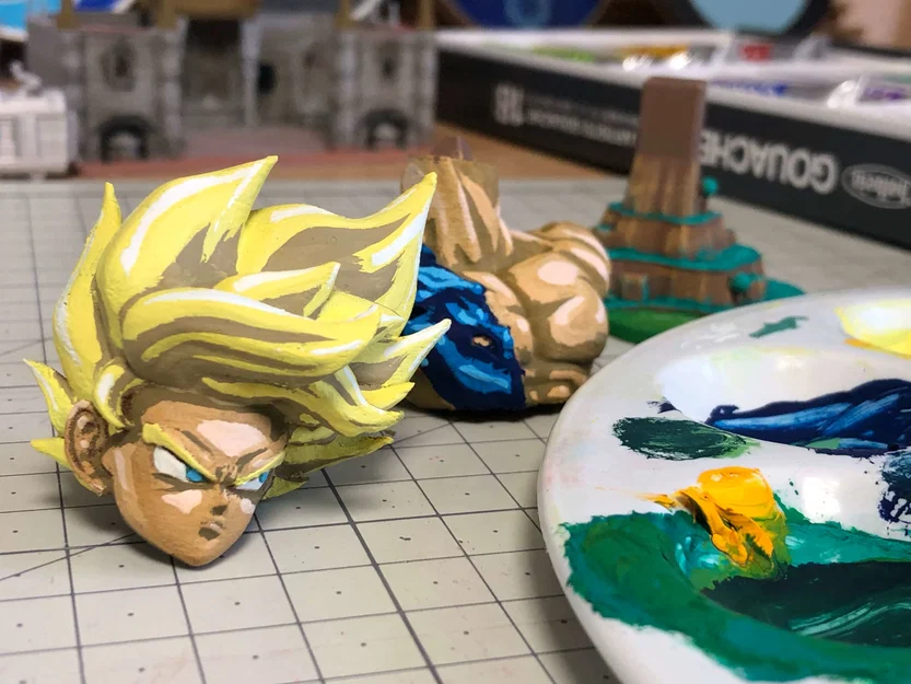 Super Saiyan Son Goku - Dragon Ball Z - Tượng Bust - Image 26