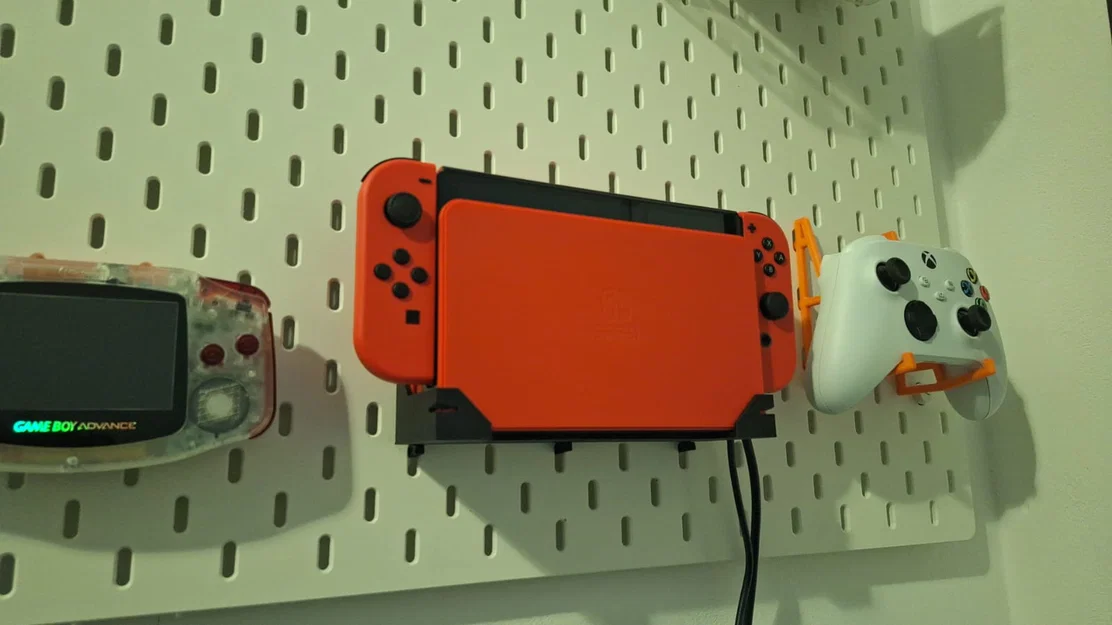 Giá đỡ Nintendo Switch treo bảng Ikea Skadis in 3D - Image 1