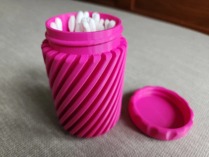 Container Pod (Parameterized) – Hũ hình trụ parametric nắp vặn - Image 4