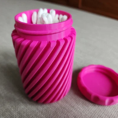 Container Pod (Parameterized) – Hũ hình trụ parametric nắp vặn