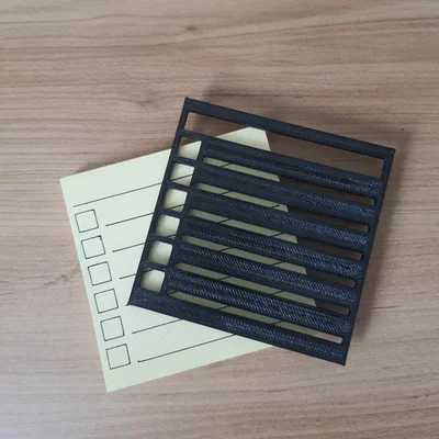 Khuôn mẫu vẽ danh sách công việc To-Do List cho giấy 76x76mm