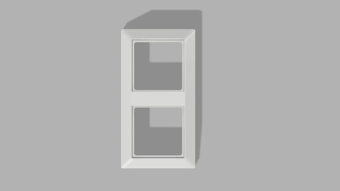 Khung ốp đôi cho công tắc, ổ cắm Jung - Phụ kiện in 3D hữu ích - Image 1