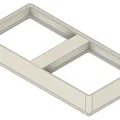 Khung ốp đôi cho công tắc, ổ cắm Jung - Phụ kiện in 3D hữu ích - Thumbnail 3