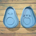 Bộ khuôn cắt bánh quy hình quả bơ dễ thương (Cute Avocado Cookie Cutter) - Thumbnail 1