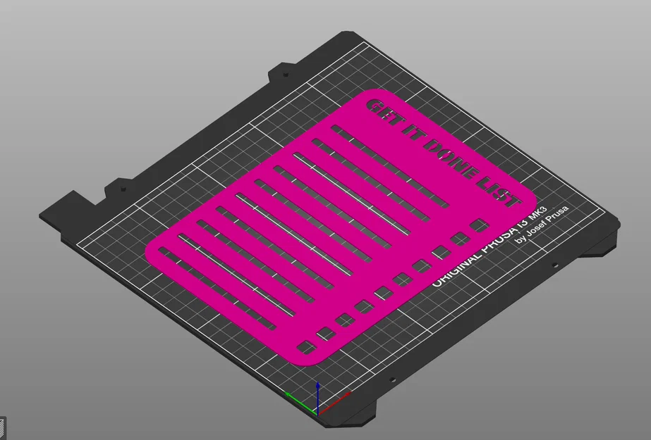 Khuôn mẫu in 3D tạo danh sách việc cần làm Get It Done List - Image 2