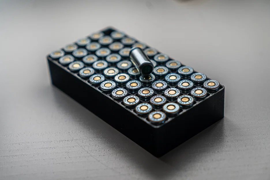 Khay tối giản cho đạn 9mm Blank / 50 viên - Image 1