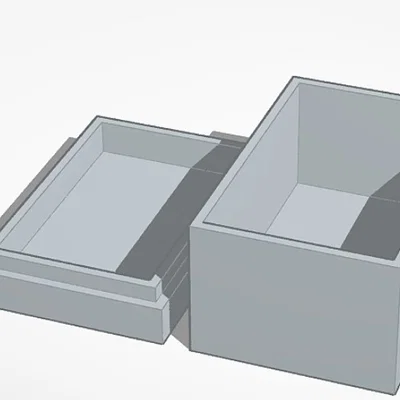 Mẫu hộp đựng đồ đa năng thiết kế tối giản, dễ in 3D