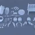 Mô hình The Knight (Hollow Knight) Action Figure in 3D - Thumbnail 3