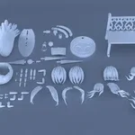 Mô hình The Knight (Hollow Knight) Action Figure in 3D