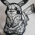 Mô hình trang trí Pikachu phong cách hình học (Geometric Pikachu) 3D - Thumbnail 2