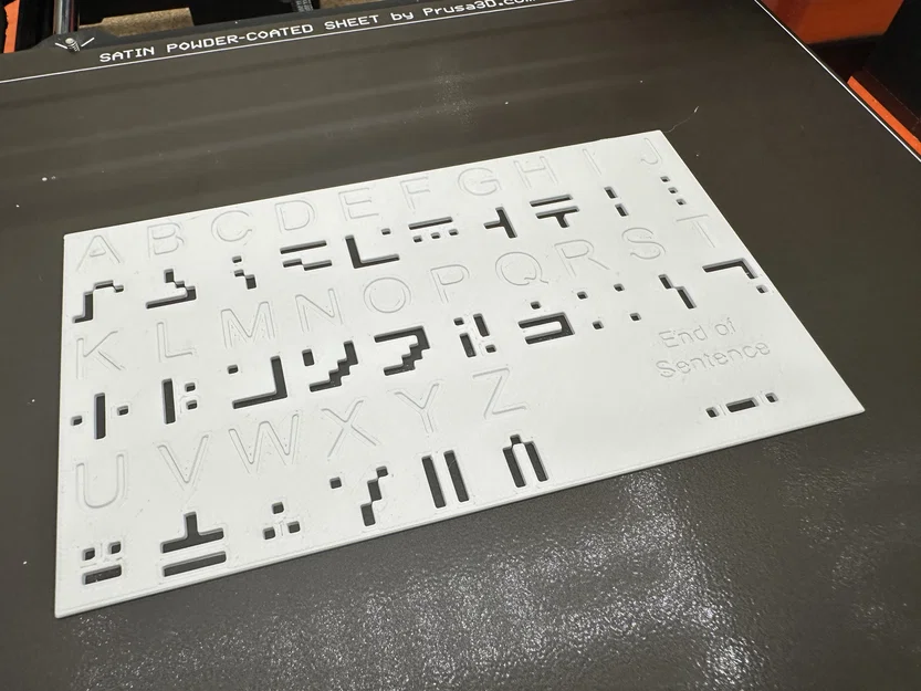 Stencil cho Standard Galactic Alphabet - Image 1