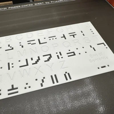 Stencil cho Standard Galactic Alphabet