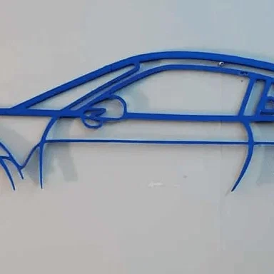 Mô hình trang trí tường Porsche 911 GT3 RS V2 in 3D độc đáo