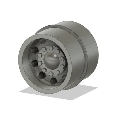 Mô hình lốp xe rơ-moóc và vành kép tỉ lệ 1:16 chất lượng cao