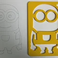 Khuôn vẽ Minion 3D cho bé - Dụng cụ hỗ trợ học vẽ sáng tạo - Thumbnail 1