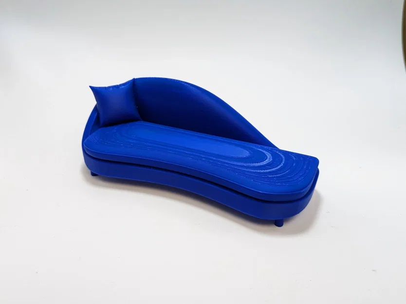 Ghế Chaise Lounge tỉ lệ 1:12 - Image 1