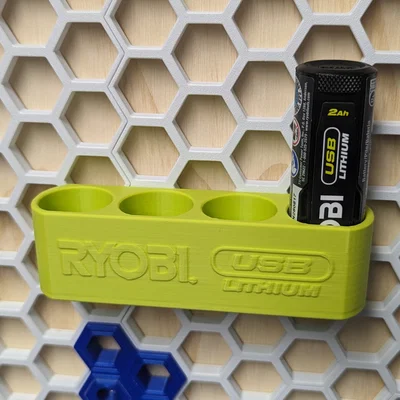 Giá đỡ pin Ryobi USB Lithium 4V cho Honeycomb Storage Wall (HSW)