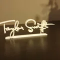 Logo chữ ký Taylor Swift 3D – đồ trang trí - Thumbnail 1