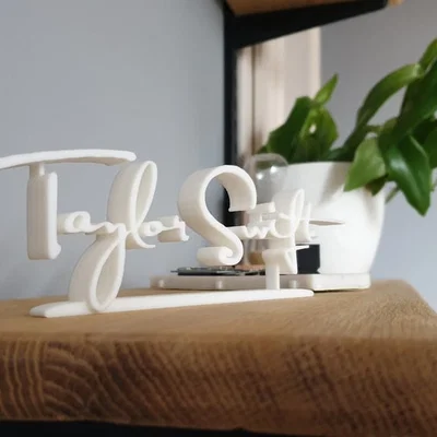 Logo chữ ký Taylor Swift 3D – đồ trang trí
