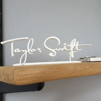 Logo chữ ký Taylor Swift 3D – đồ trang trí