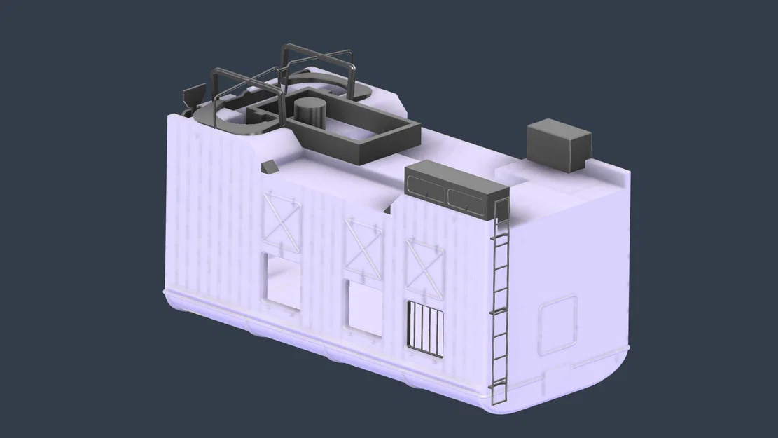 Bộ phụ kiện mô hình thùng xe Praga V3S tỉ lệ 1:43 siêu chi tiết - Image 1
