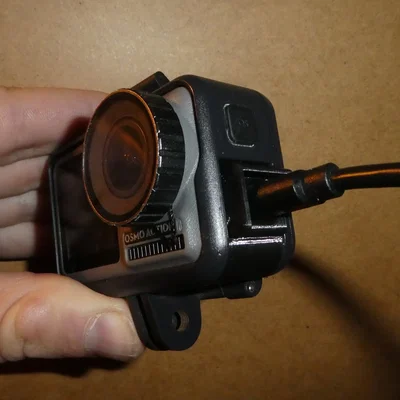 Nắp che USB/MicroSD chống mưa bụi cho DJI Osmo Action khi đạp xe