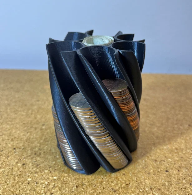 Cốc Đựng Tiền Xu - Xoắn Ốc (Coin Cup - Spiral) - Image 3