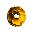 Cốc Đựng Tiền Xu - Xoắn Ốc (Coin Cup - Spiral) - Thumbnail 4