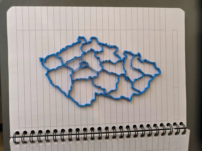 Cộng hòa Séc – Šablona đồ theo nét (Tracing template) - Image 1