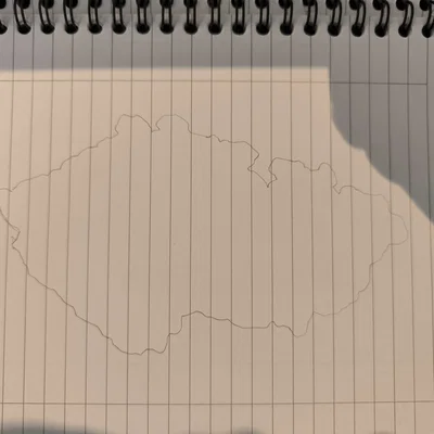 Cộng hòa Séc – Šablona đồ theo nét (Tracing template)