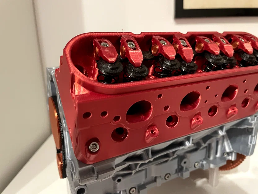 Động cơ Chevy Camaro LS3 V8 – valve, lifter in được + giá đỡ N20 mini motor - Image 1