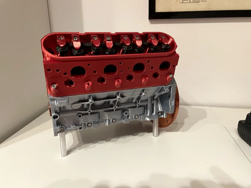 Động cơ Chevy Camaro LS3 V8 – valve, lifter in được + giá đỡ N20 mini motor - Image 5